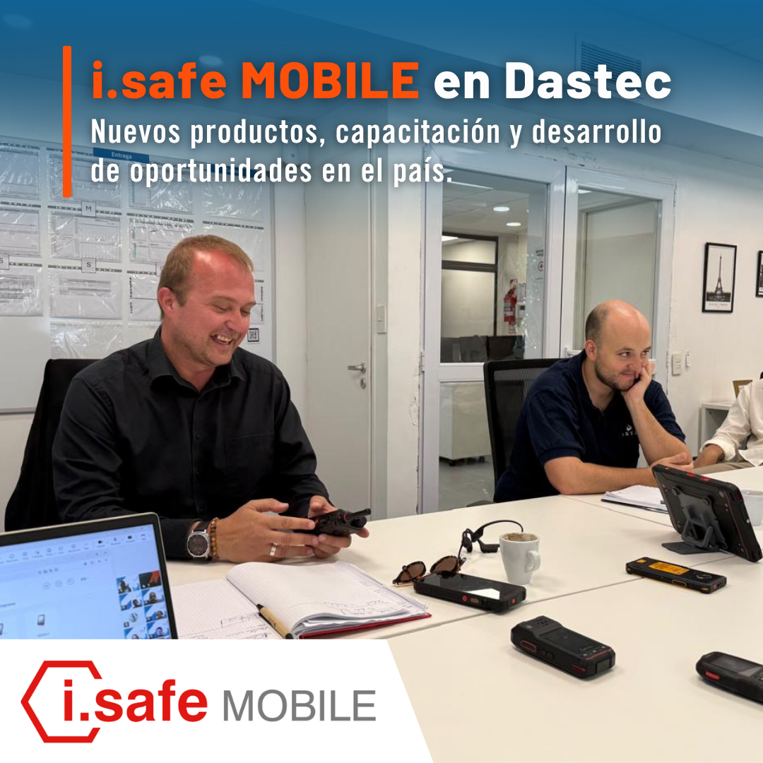 Nos visitó i.safe MOBILE en Dastec